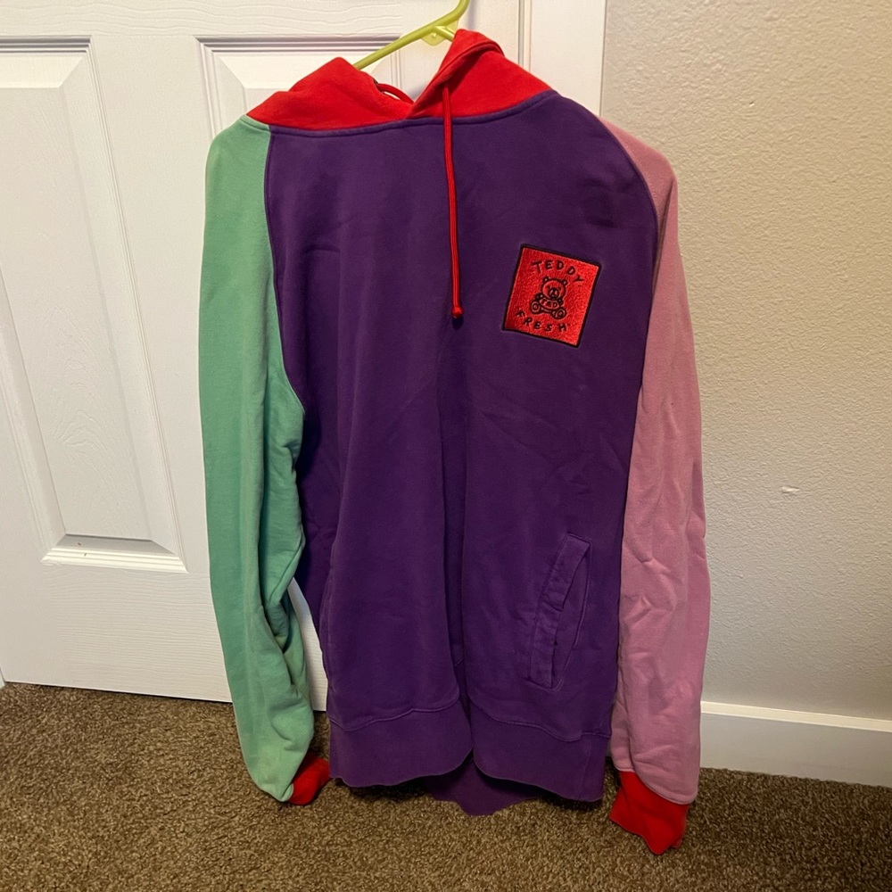 XL multicolor Teddy Fresh hoodie unisex